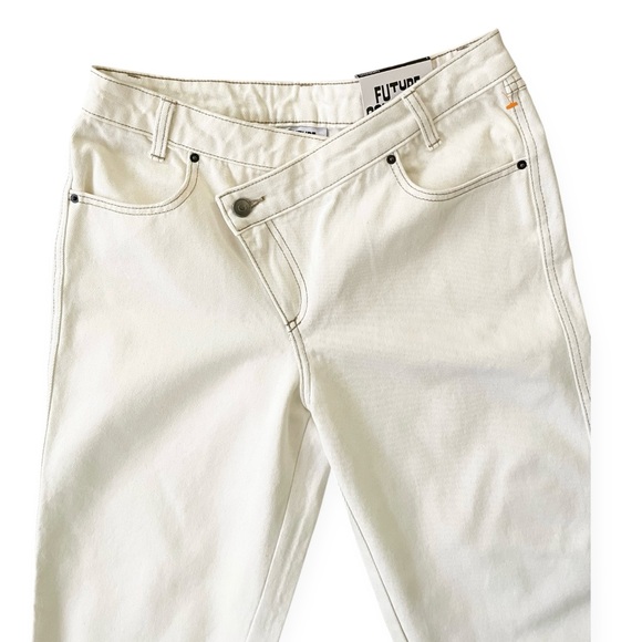 Future Collective Kahlana Barfield Brown Woman's Ankle Cropped Straight leg new - Picture 6 of 10